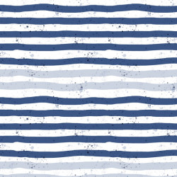 Bio Jersey Lillestoff - Whale Stripes